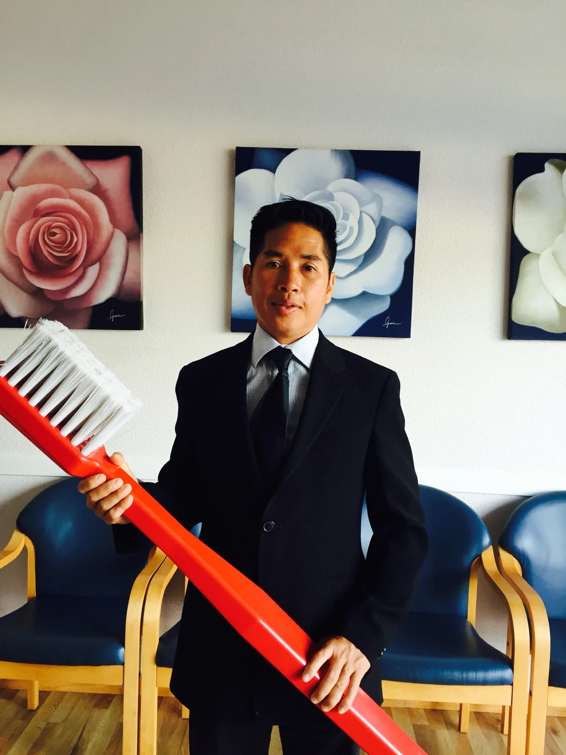 Dr. Kevin Vu at his dental practice